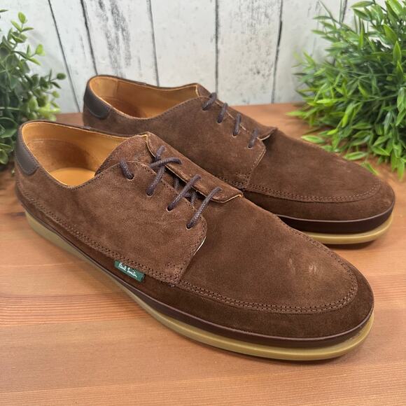 PS by Paul Smith Brown Broc Derbys Shoes Size 9 main image 5
